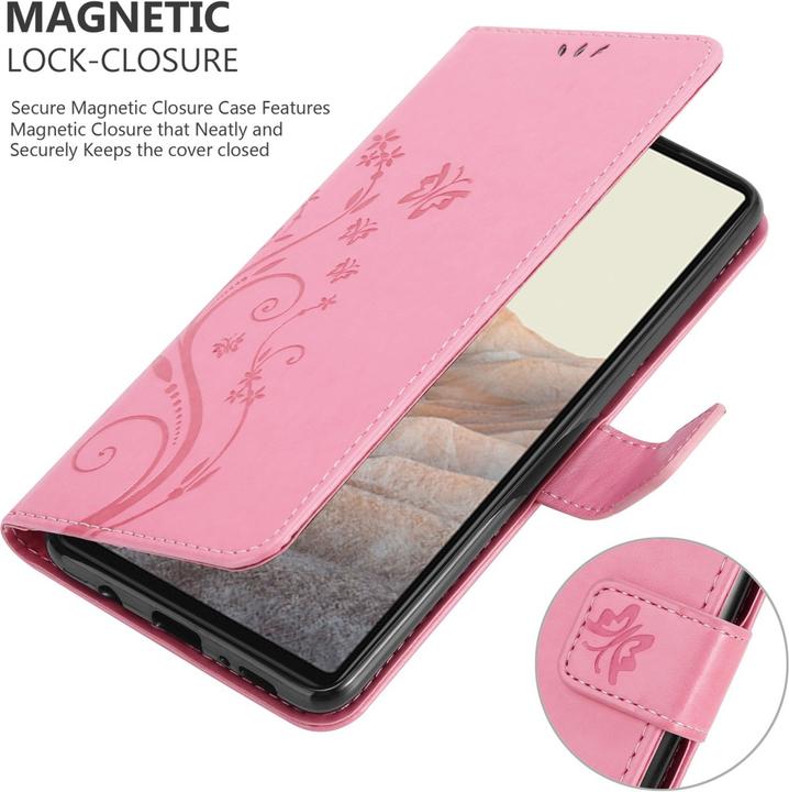Actual product image Cadorabo Flower Book cover (Google Pixel 6a)