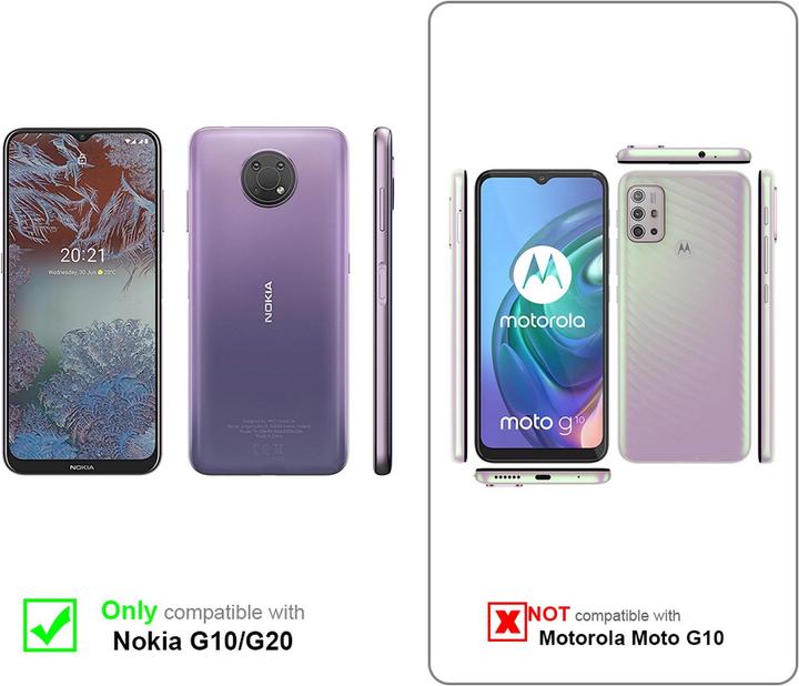 Actual product image Cadorabo Flower Book cover (Nokia G10, Nokia G20)
