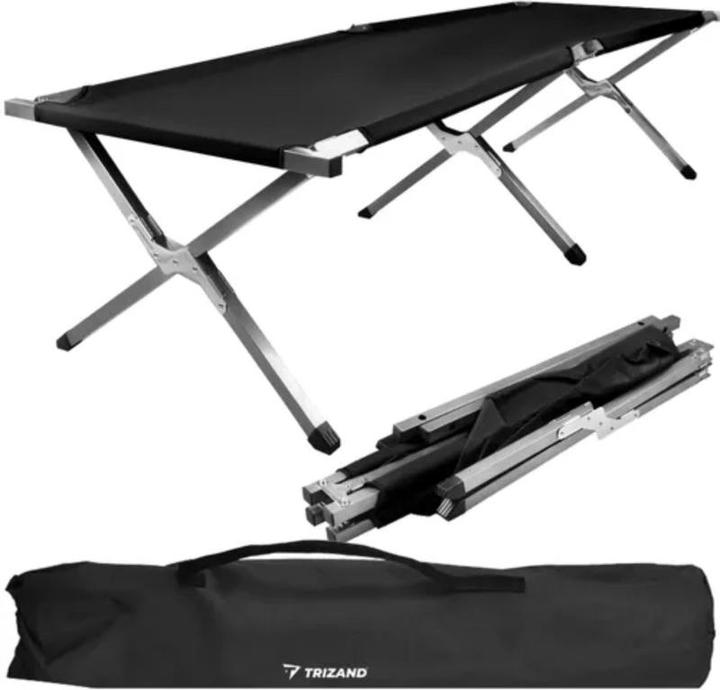 Actual product image Trizand Camping Bed - Fly bed - Solid and comfortable - 23190 Cantilever Strong Comfort Bed