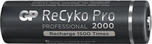 Actual product image GP Batteries Battery GP 2 x batteries aa/r6 GP recyko pro ni-mh 2000mah 210aahcb-5eb2 (2 pcs., AA, 2000 mAh)