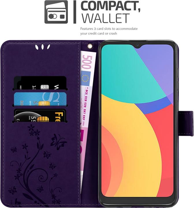 Actual product image Cadorabo Flower Book cover (Alcatel 1S (2021))