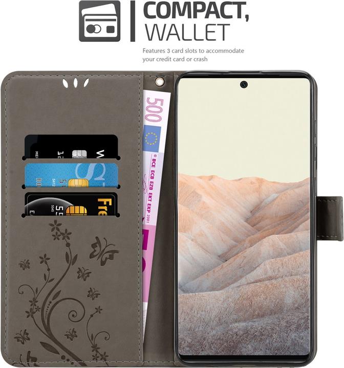 Immagine prodotto Cadorabo Copertina del libro a fiori (Google Pixel 6 Pro)