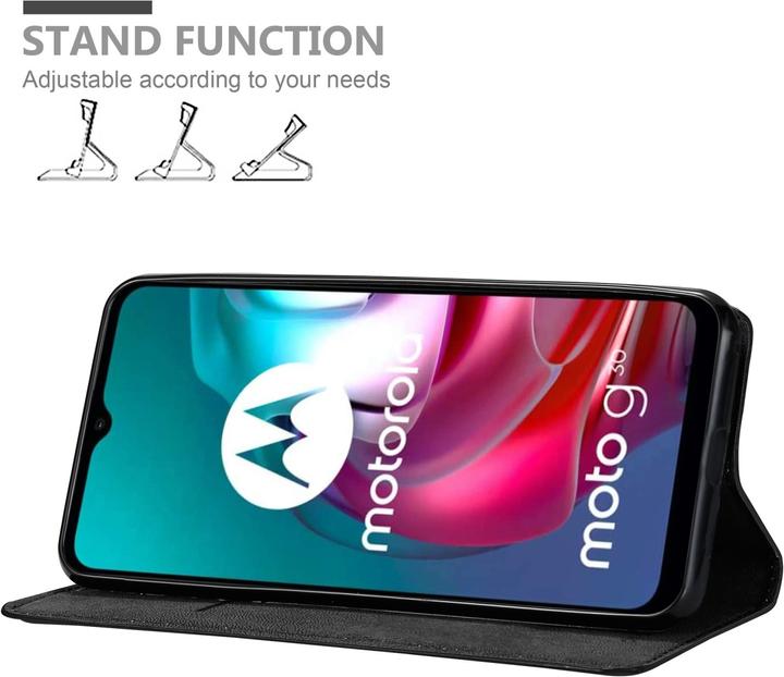 Actual product image Cadorabo Book Invis. Magnet sleeve (Motorola Moto G10, Motorola Moto G30)