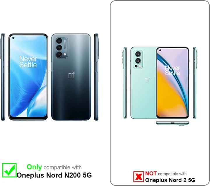 Produktbild Cadorabo TPU 2 Farben Glas Hülle (OnePlus Nord N200 5G)