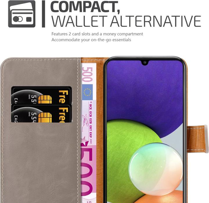 Image du produit Cadorabo Pochette Luxury Book (Samsung Galaxy M22, Samsung Galaxy A22, Samsung Galaxy A32)