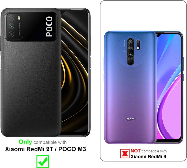 Image du produit Cadorabo Pochette Flower Book (Xiaomi Redmi 9T, Xiaomi Poco M3)