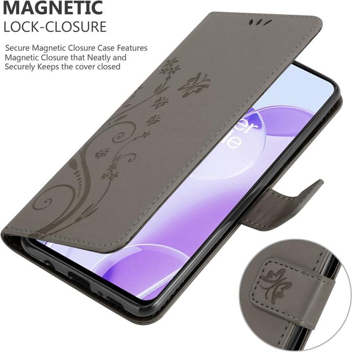 Image du produit Cadorabo Pochette Flower Book (OnePlus 9RT 5G)