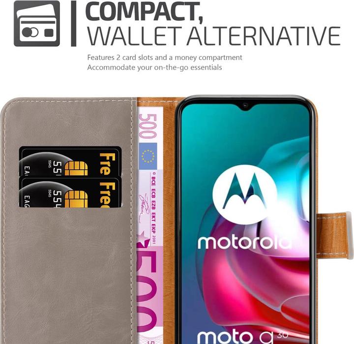 Image du produit Cadorabo Pochette Luxury Book (Motorola Moto G10, Motorola Moto G30)