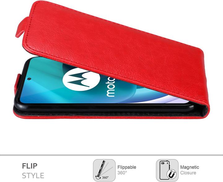 Actual product image Cadorabo Flip like Invis cover (Motorola Moto G71 5G)