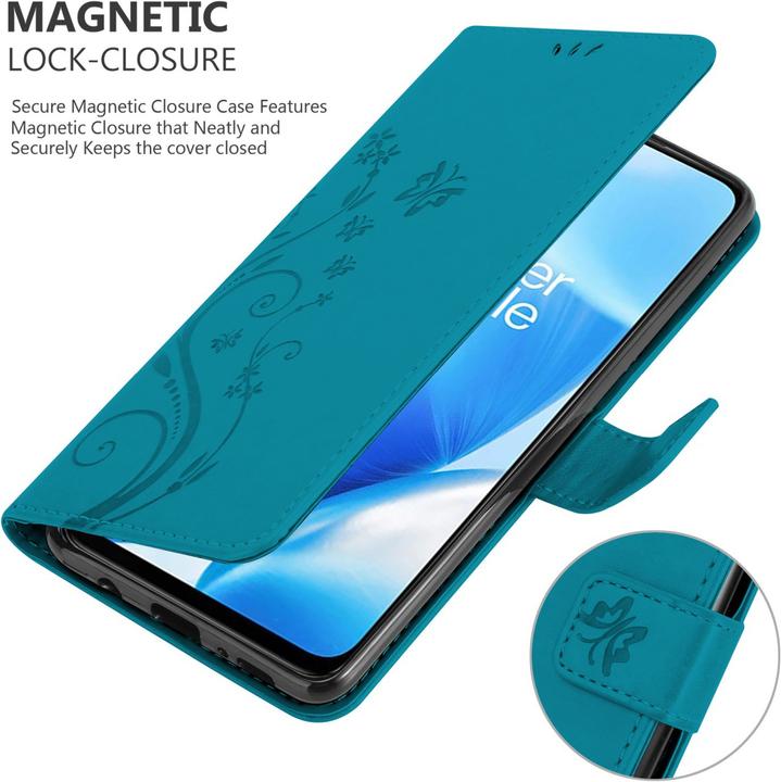 Immagine prodotto Cadorabo Copertina del libro a fiori (OnePlus Nord N200 5G)