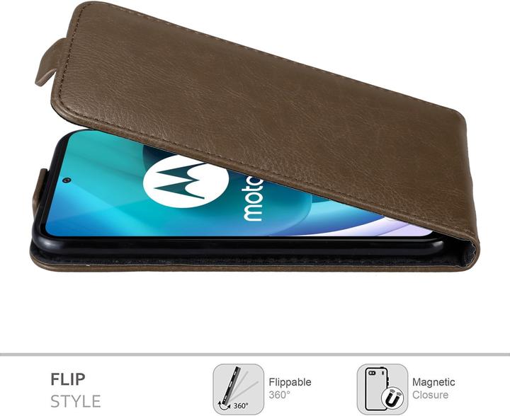 Actual product image Cadorabo Flip like Invis cover (Motorola Moto G71 5G)