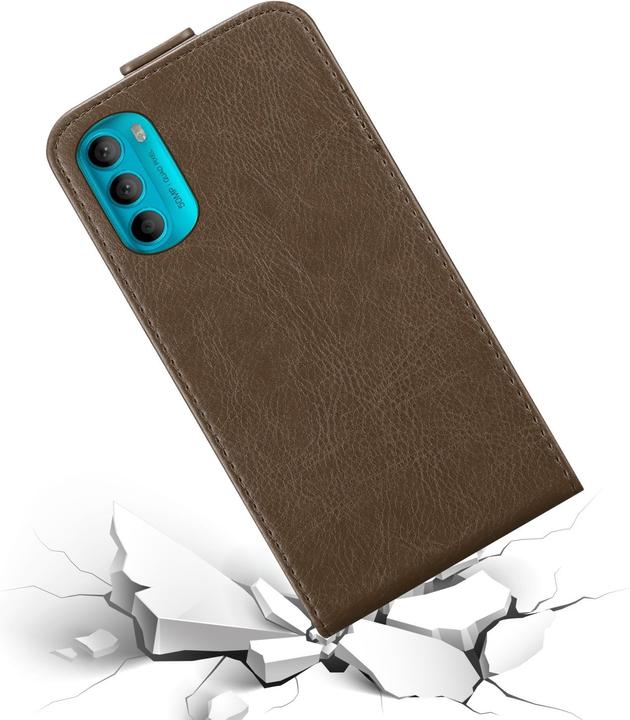Actual product image Cadorabo Flip like Invis cover (Motorola Moto G71 5G)