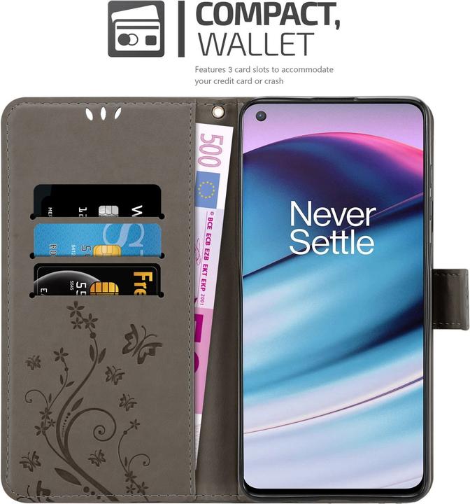Image du produit Cadorabo Pochette Flower Book (OnePlus Nord CE 5G)