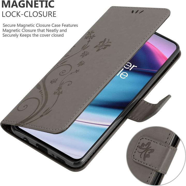 Image du produit Cadorabo Pochette Flower Book (OnePlus Nord CE 5G)