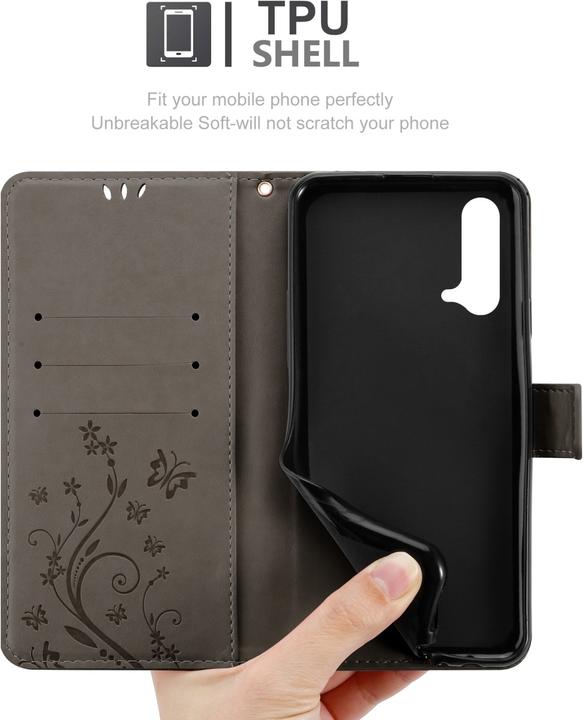 Image du produit Cadorabo Pochette Flower Book (OnePlus Nord CE 5G)