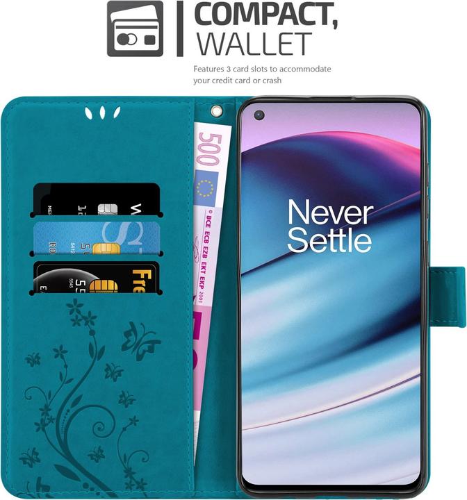 Image du produit Cadorabo Pochette Flower Book (OnePlus Nord CE 5G)