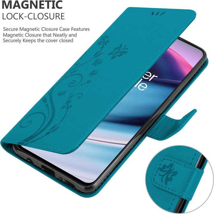 Image du produit Cadorabo Pochette Flower Book (OnePlus Nord CE 5G)
