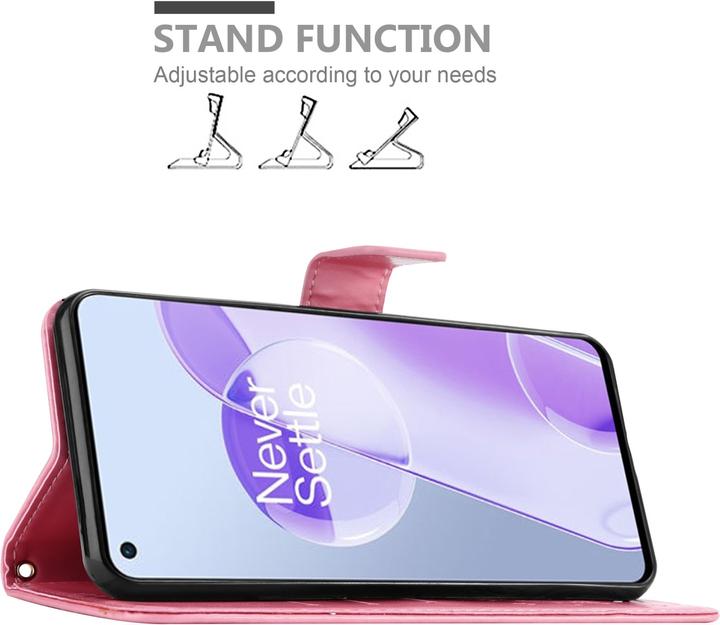 Actual product image Cadorabo Flower Book cover (OnePlus 9RT 5G)