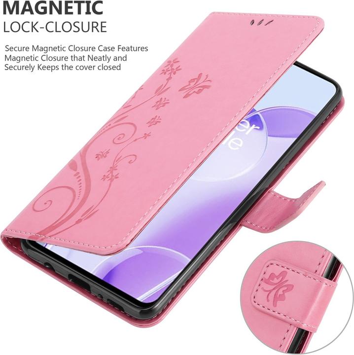 Actual product image Cadorabo Flower Book cover (OnePlus 9RT 5G)