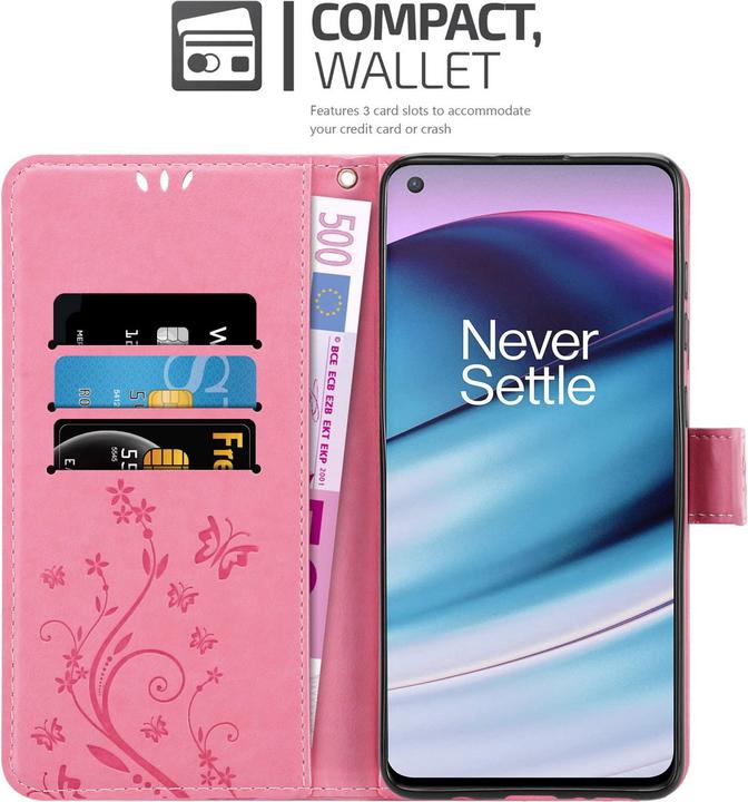 Image du produit Cadorabo Pochette Flower Book (OnePlus Nord CE 5G)