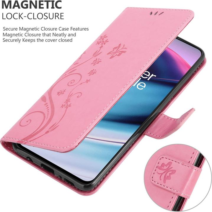 Image du produit Cadorabo Pochette Flower Book (OnePlus Nord CE 5G)