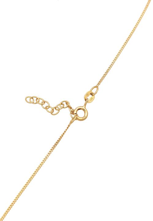Immagine prodotto Elli Collana Choker Smeraldo Sintetico Argento 925 Placcato Oro (Argento 925, 36 cm)