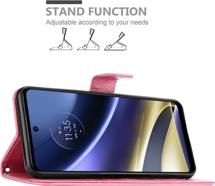Immagine prodotto Cadorabo Copertina del libro a fiori (Motorola Moto G51 5G)