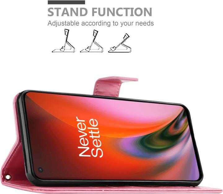 Immagine prodotto Cadorabo Copertina del libro a fiori (OnePlus Nord 2 5G)