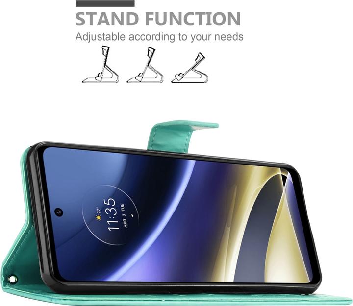 Immagine prodotto Cadorabo Copertina del libro a fiori (Motorola Moto G51 5G)
