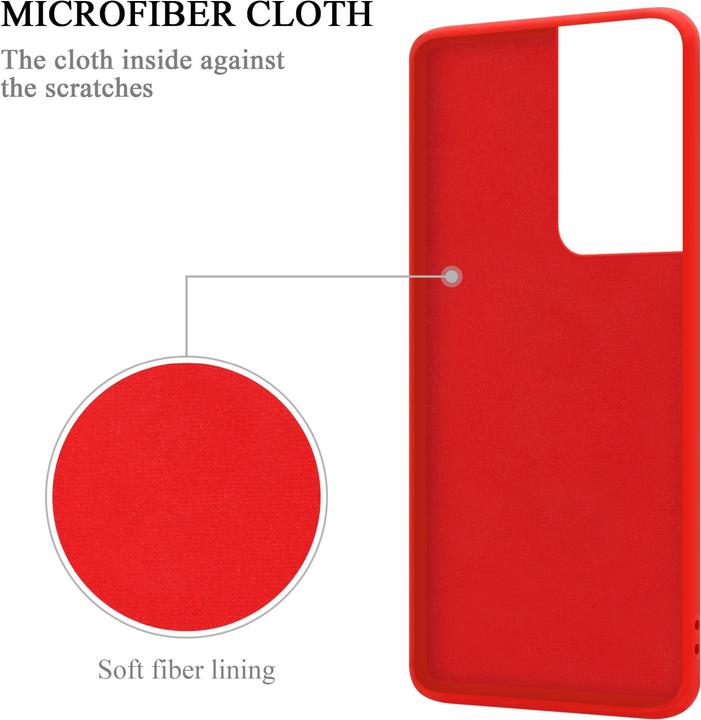 Actual product image Cadorabo TPU Liquid Ring Silicone Case Cover (Samsung Galaxy S22 Ultra)