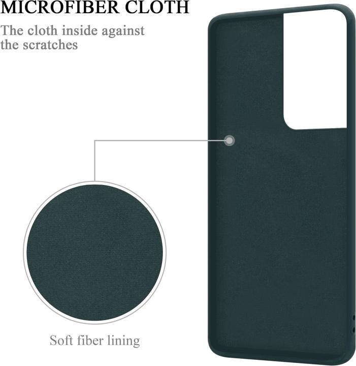 Actual product image Cadorabo TPU Liquid Ring Silicone Case Cover (Samsung Galaxy S22 Ultra)