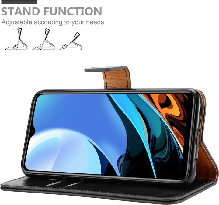 Actual product image Cadorabo Luxury Book Cover (Xiaomi Redmi 9T)