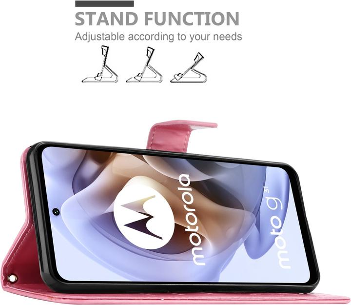 Immagine prodotto Cadorabo Copertina del libro a fiori (Motorola Moto G31, Motorola Moto G41)
