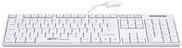 Actual product image Gett GCQ CleanType Easy Basic USB splashproof antimicrobial surface white 105 keys (CH) (CH, Cable)