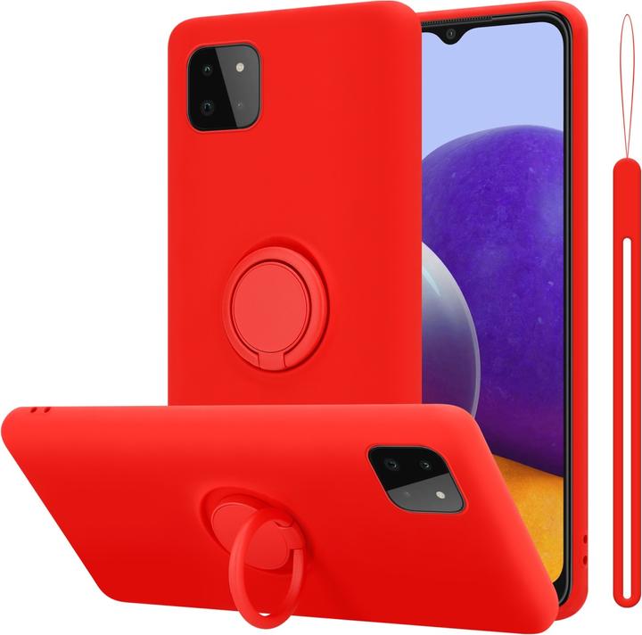 Actual product image Cadorabo TPU Liquid Ring Silicone Case Cover (Samsung Galaxy A22 5G)