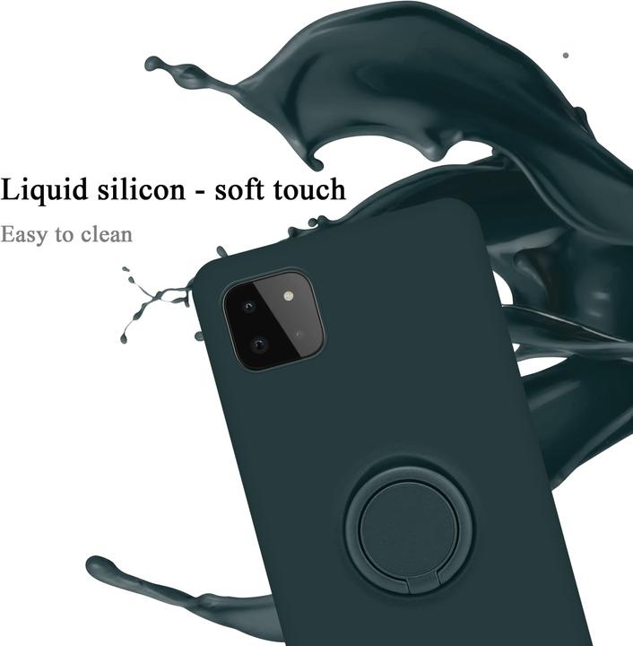 Productafbeelding Cadorabo TPU Vloeibare Ring Silicone Hoesje (Samsung Galaxy A22 5G)