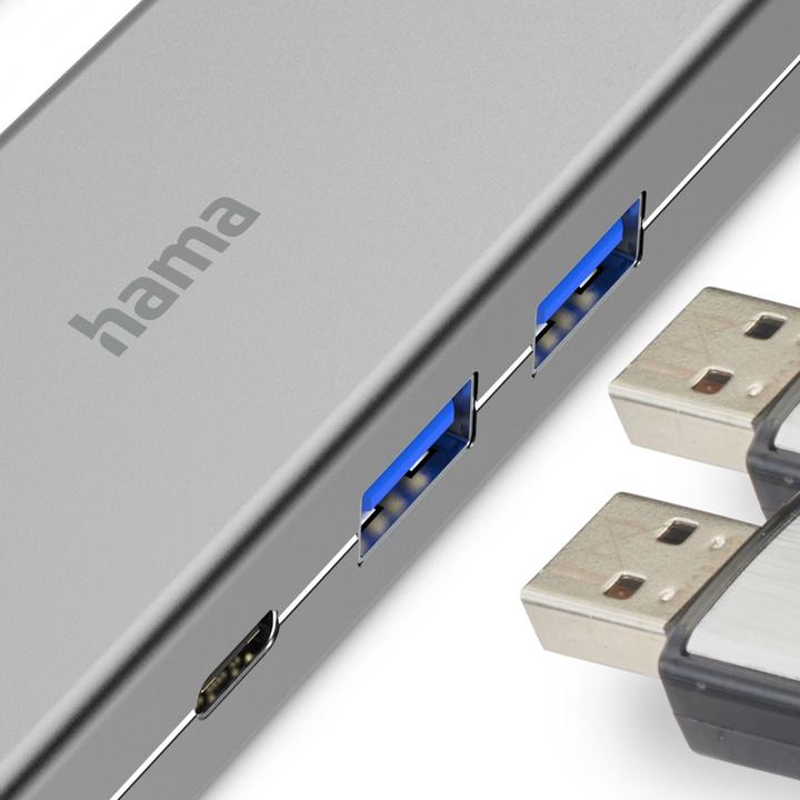 Immagine prodotto Hama USB-C-Multiport Adapter (USB-C, 1 Porti)