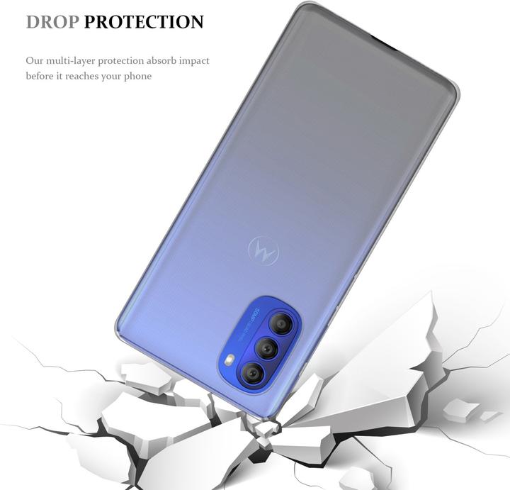Produktbild Cadorabo TPU Ultra Slim AIR Hülle (Motorola Moto G51 5G)