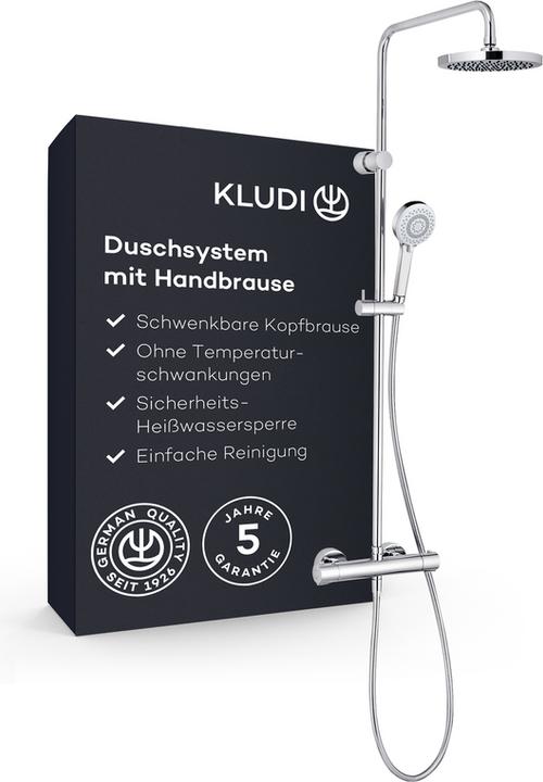 Kludi X3 Shower system with thermostat