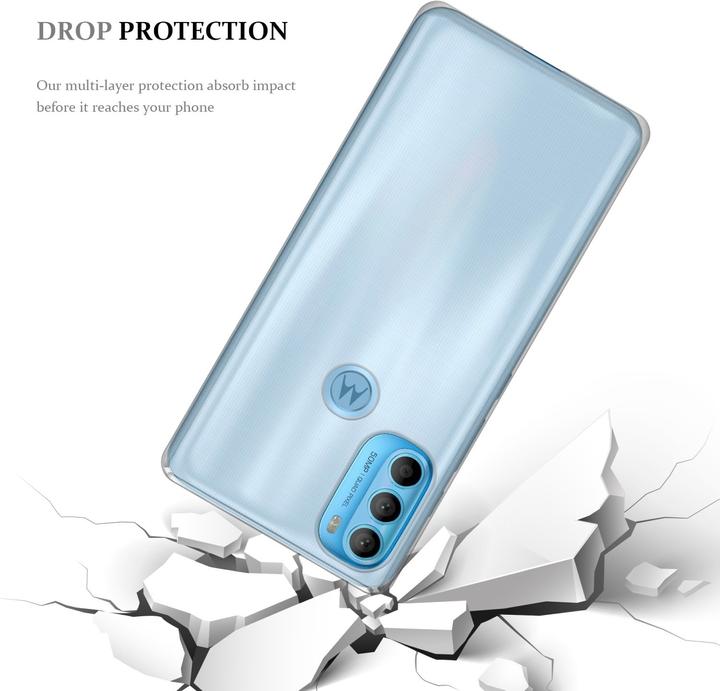 Actual product image Cadorabo TPU Ultra Slim AIR cover (Motorola Moto G71 5G)