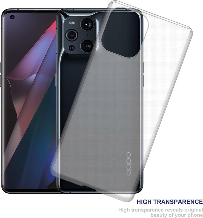 Actual product image Cadorabo TPU Ultra Slim AIR cover (Oppo Find X3 Pro)