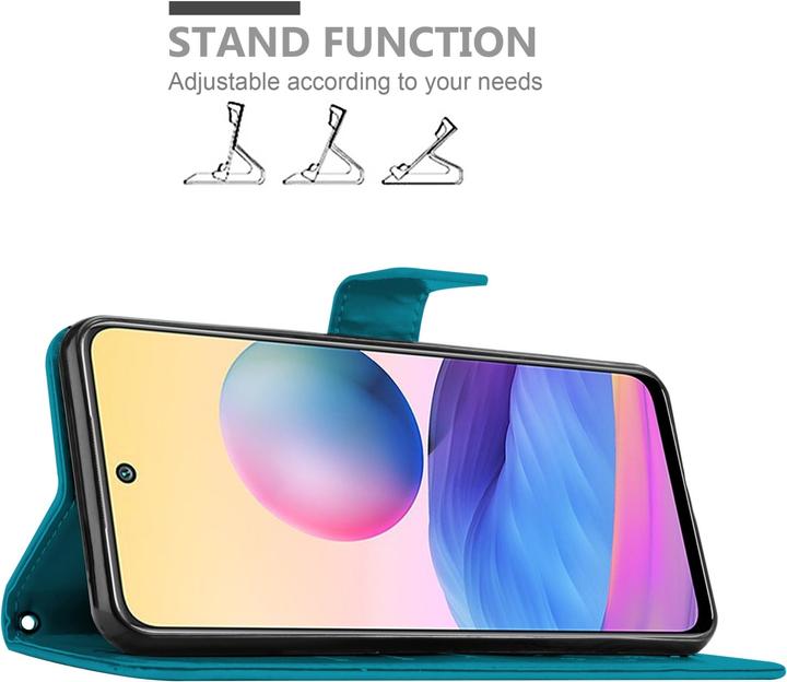 Actual product image Cadorabo Flower Book cover (Xiaomi Poco M3 Pro 5G, Xiaomi Redmi Note 10 5G)
