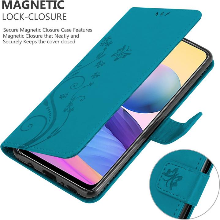 Actual product image Cadorabo Flower Book cover (Xiaomi Poco M3 Pro 5G, Xiaomi Redmi Note 10 5G)