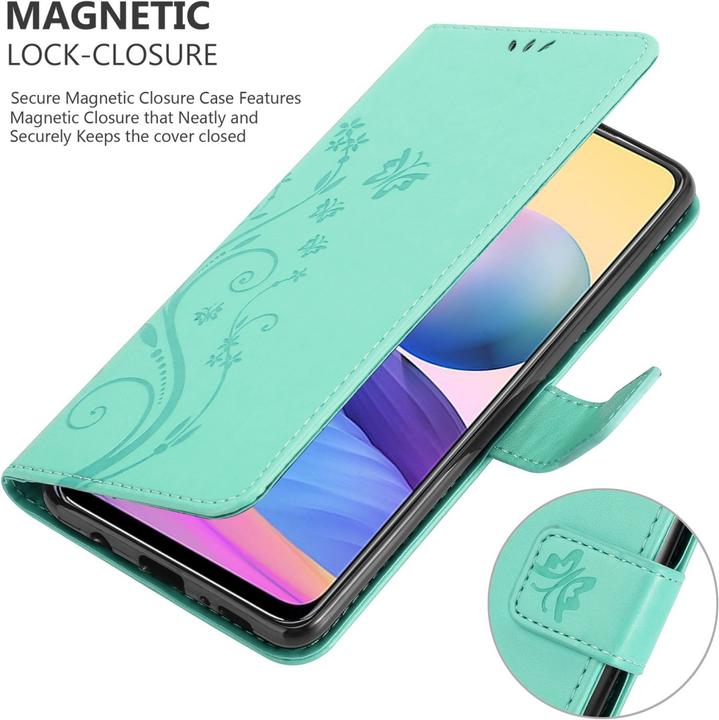 Immagine prodotto Cadorabo Copertina del libro a fiori (Xiaomi Poco M3 Pro 5G, Xiaomi Redmi Nota 10 5G)