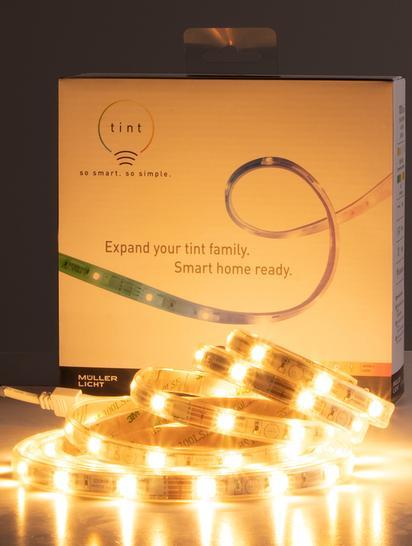Produktbild Müller Licht Licht LED Stripe tint Leuchtmittel 18 W RW (RGBW, 300 cm, Indoor)
