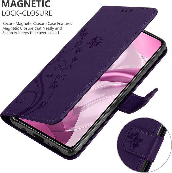 Actual product image Cadorabo Flower Book cover (Xiaomi Mi 11 Lite, Xiaomi Mi 11 Lite 5G)