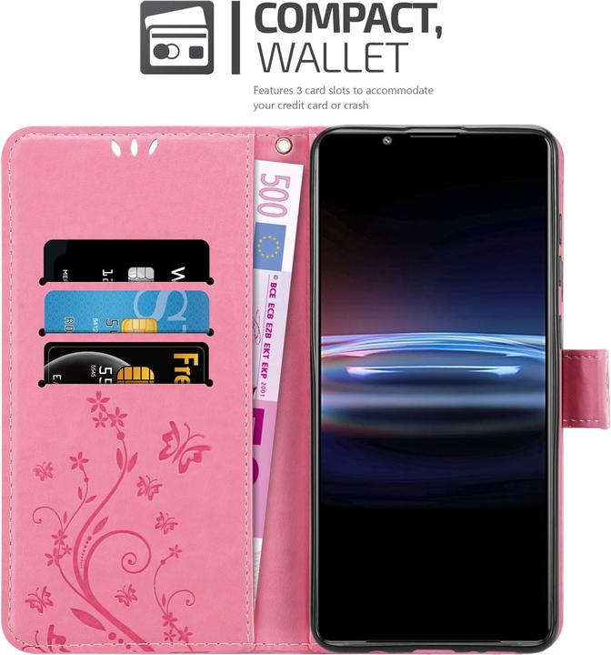 Image du produit Cadorabo Pochette Flower Book (Sony Xperia Pro-I)
