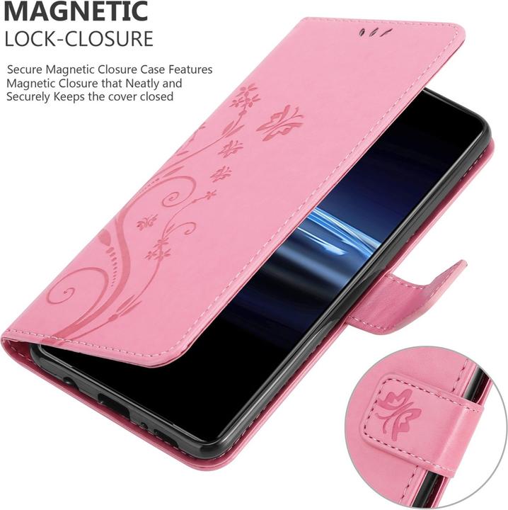 Image du produit Cadorabo Pochette Flower Book (Sony Xperia Pro-I)