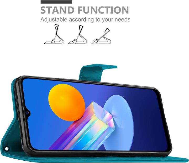 Actual product image Cadorabo Flower Book cover (Vivo Y72 5G, Vivo Y52s 5G)