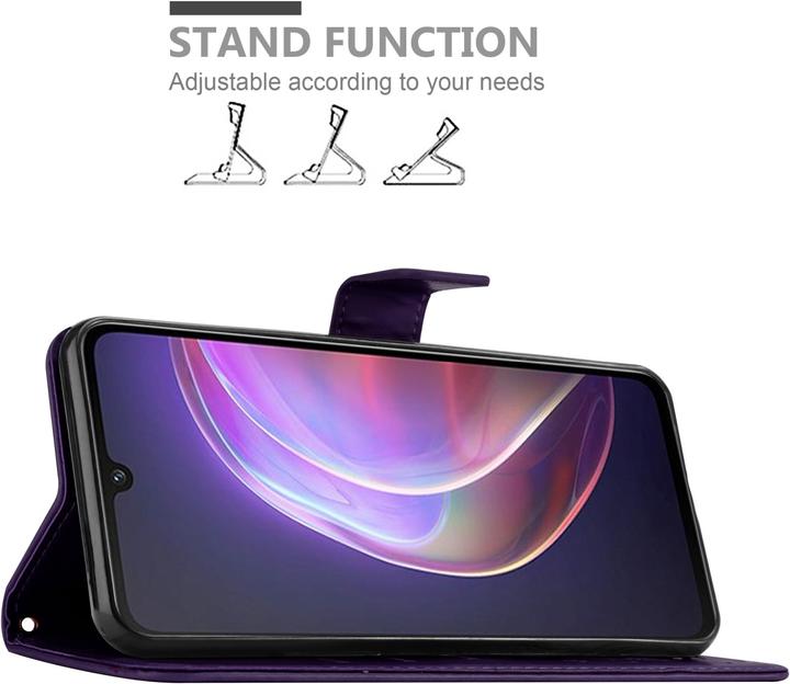 Produktbild Cadorabo Flower Book Hülle (Vivo V21)